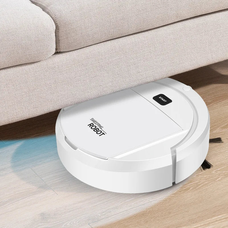 Smart Robot Vacuum Cleaner with Mop for Home Dry Wet Cleaning Automatic Charging Slim Design Quiet