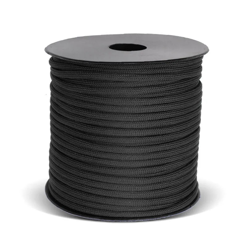 Military 550 Paracord 9 Strand 4mm Tactical Survival Rope 50m or 100m Polypropylene Camping Cord