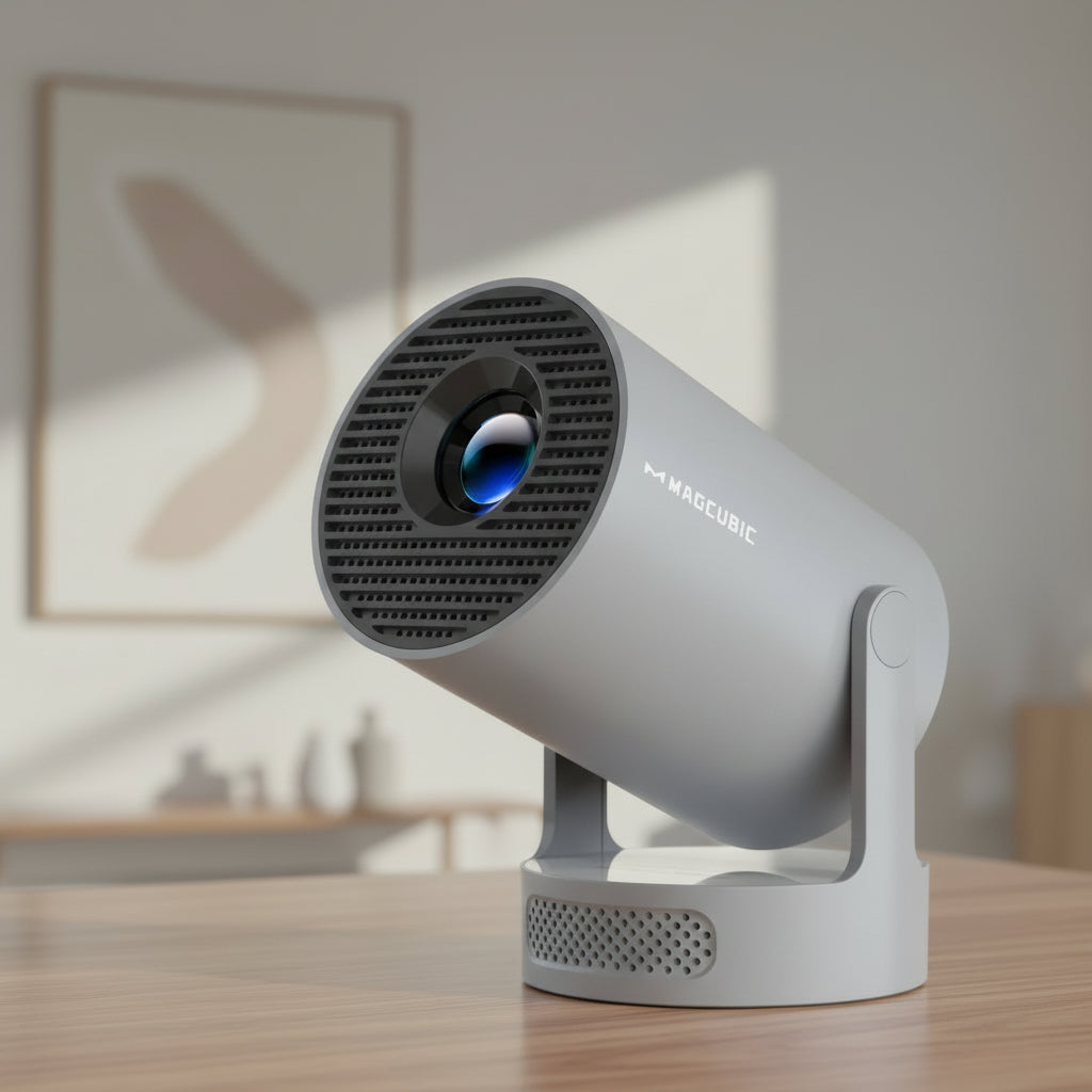 MAGCUBIC HY300 Pro+ Portable Smart Projector 720P WiFi6 Bluetooth Android Home Cinema Outdoor