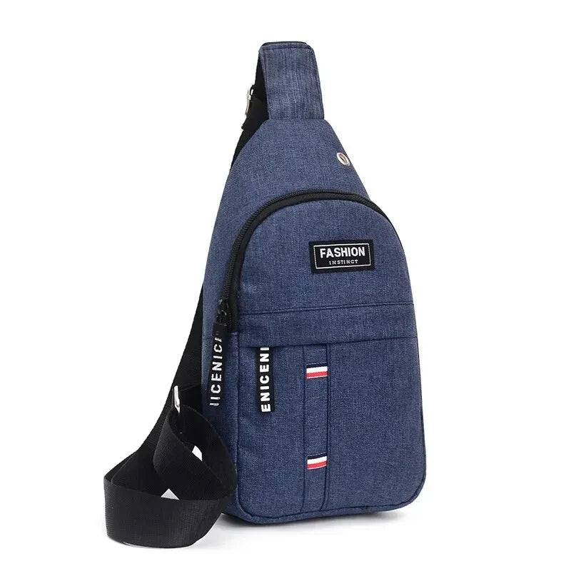 Men’s Waterproof Large Capacity Fanny Pack with Adjustable Strap for Outdoor Use